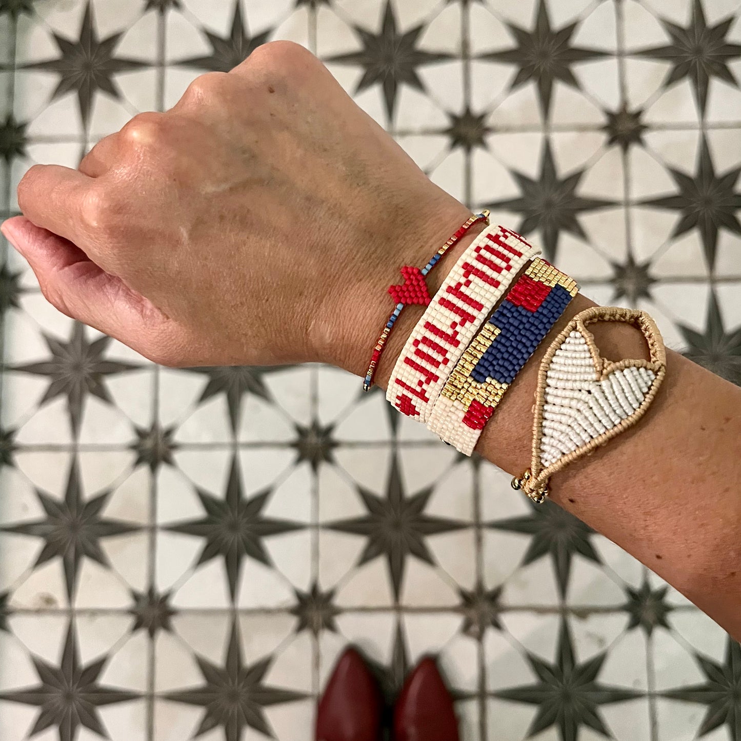Pulsera Mini Corazon Rojo