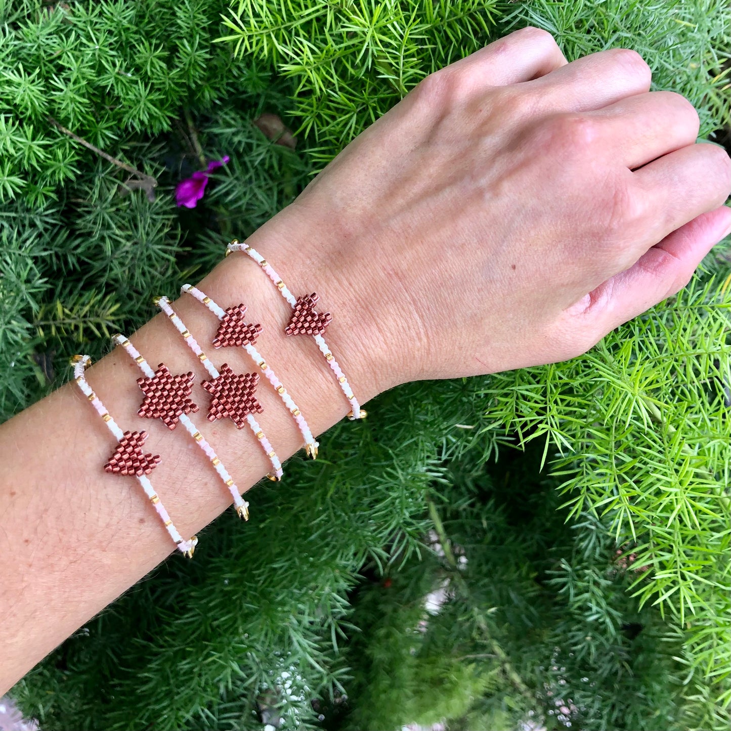 Pulsera Mini Estrella Cobre